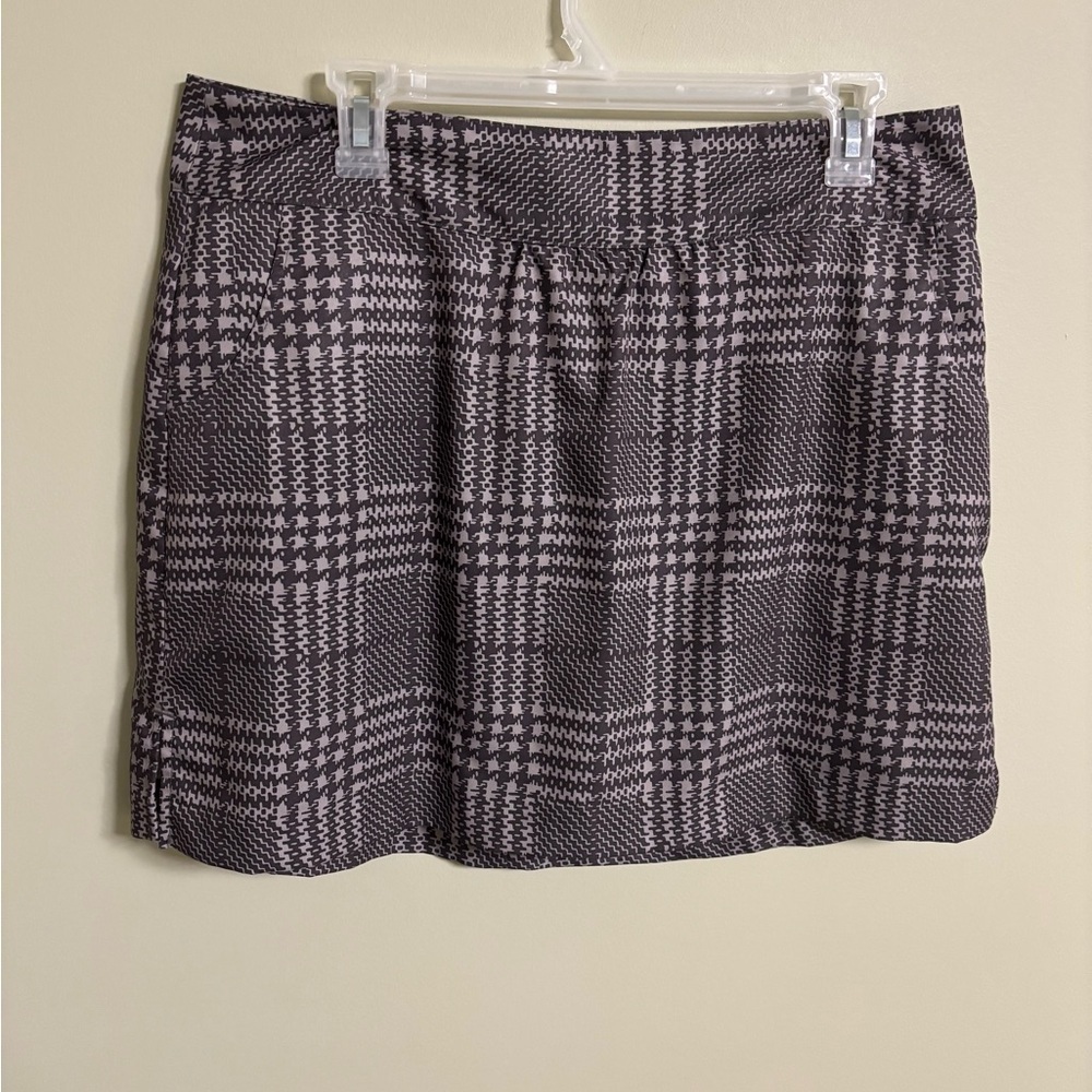 Lady Hagan Skort Skirt W Shorts Womens Size 10 Golf Tennis Active Gray Black